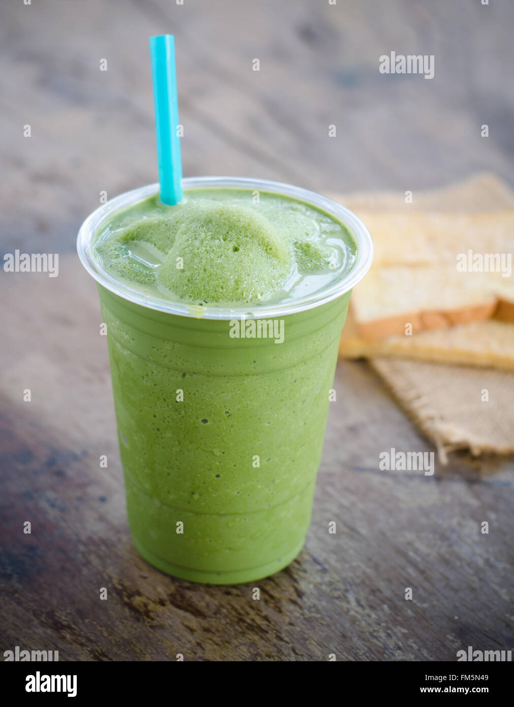 Ice green tea Stock Photo