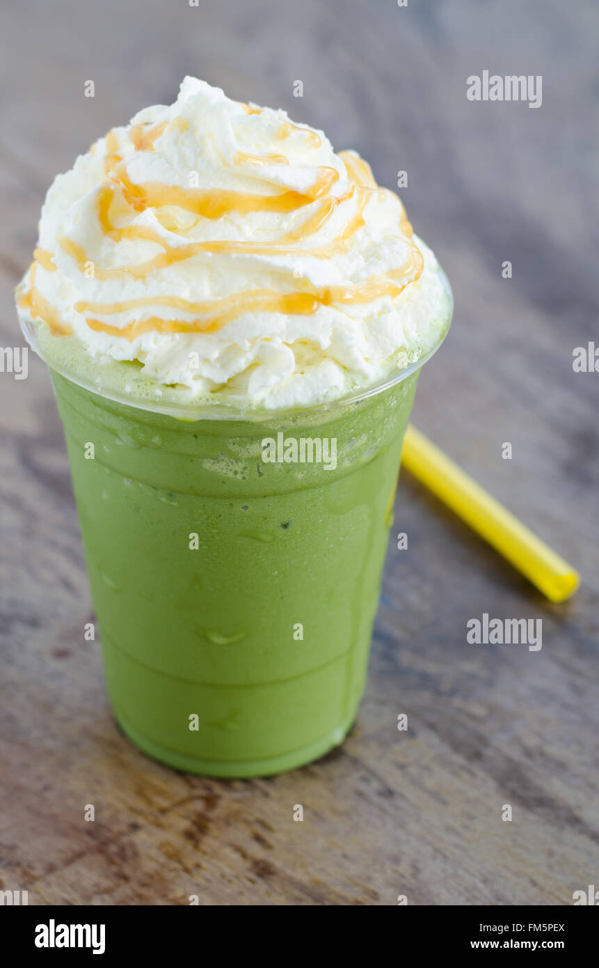 Ice green tea Stock Photo