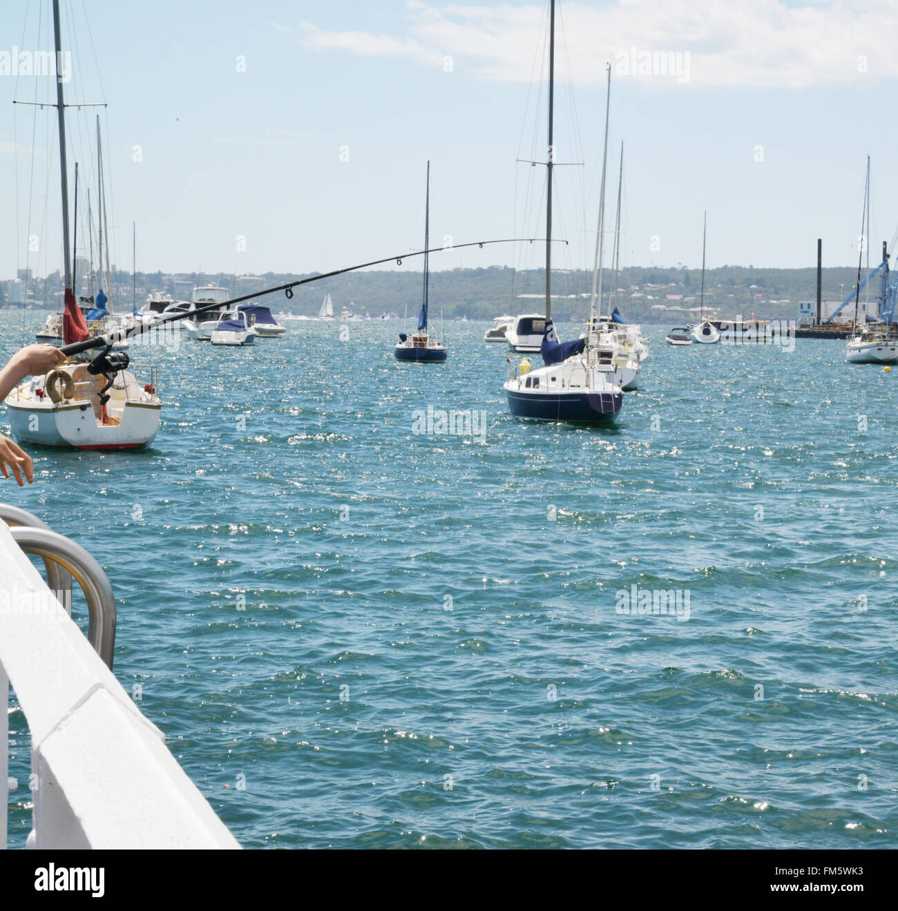 Sydney.  Boats and Yachts on water, Sydney, Australia Stock Photo