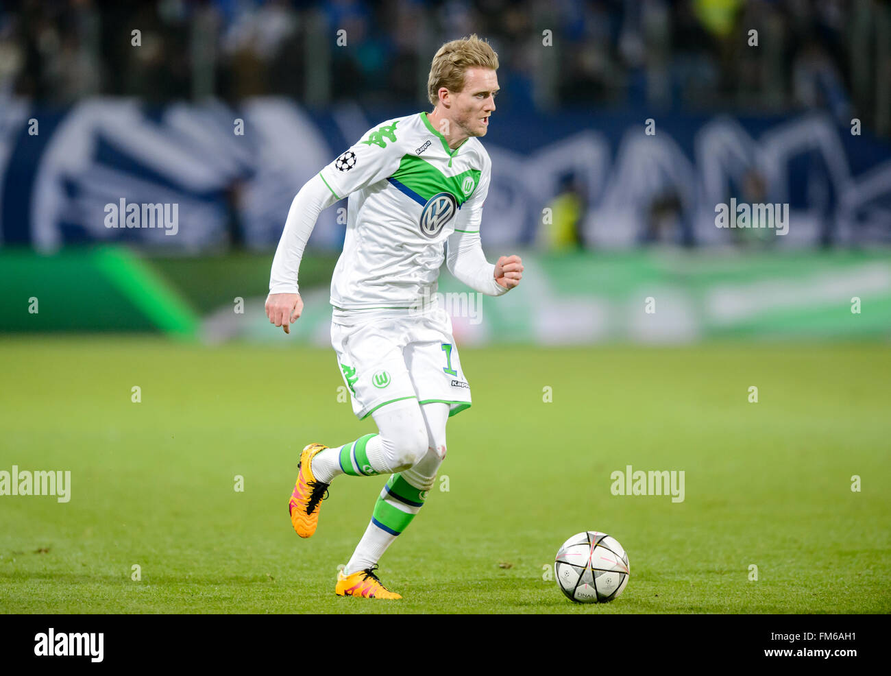Wolfsburg's Andre Schuerrle in action during the UEFA Champions League ...