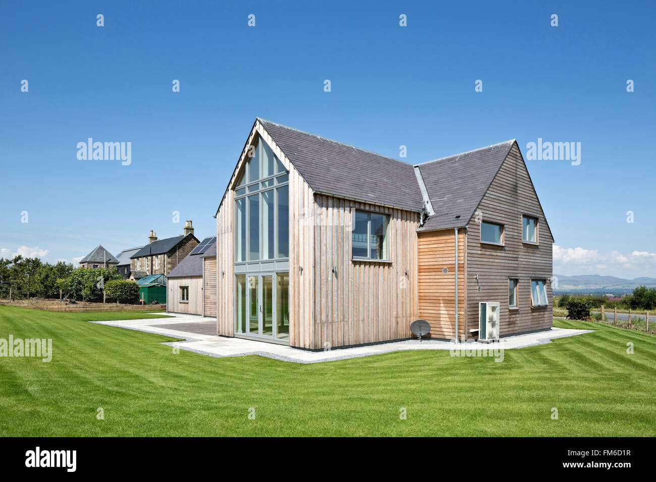 Amor House in Gleneagles, designed by Allan Corfield Architects. Stock Photo