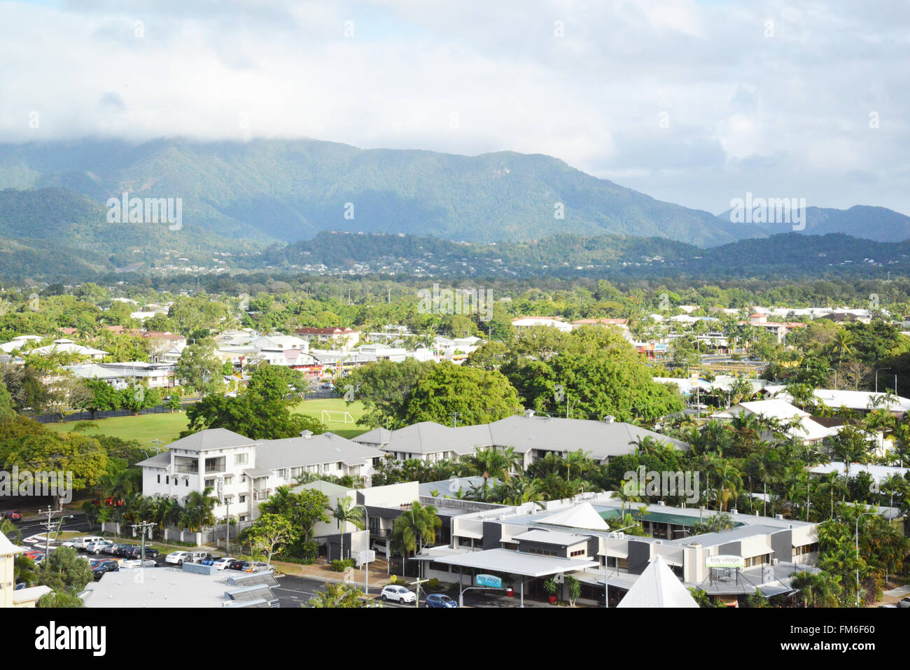 Cairns, Queensland, Australia. View on the City Stock Photo