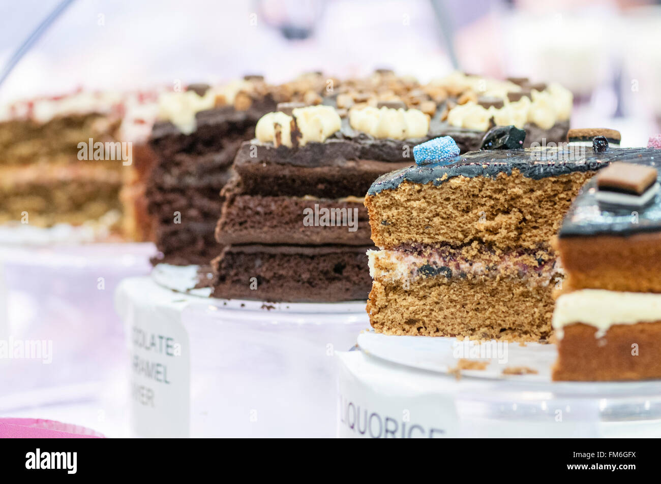 Cakes sale in bakery display hires stock photography and images Alamy