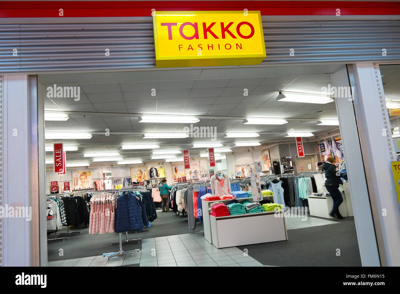 Branch of Takko Fashion, textile retailer Stock Photo - Alamy