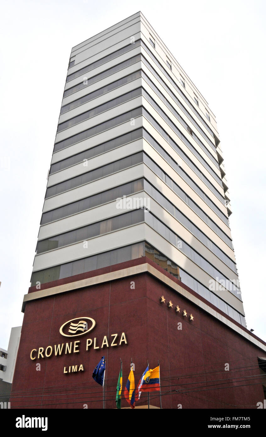 Crowne Plaza hotel Lima Peru Stock Photo