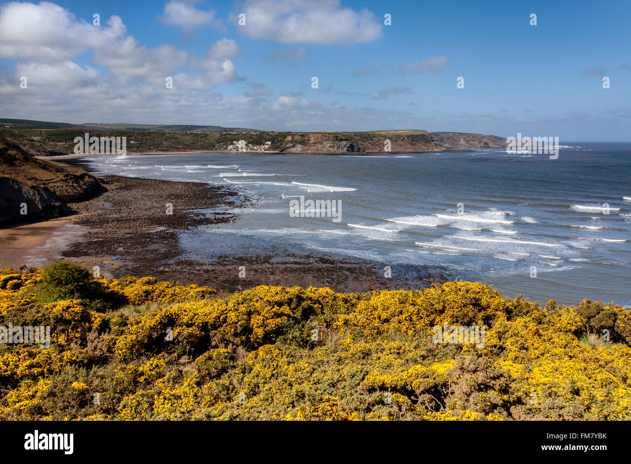 Runswick Bay from Kettleness, North Yorkshire, England Stock Photo - Alamy