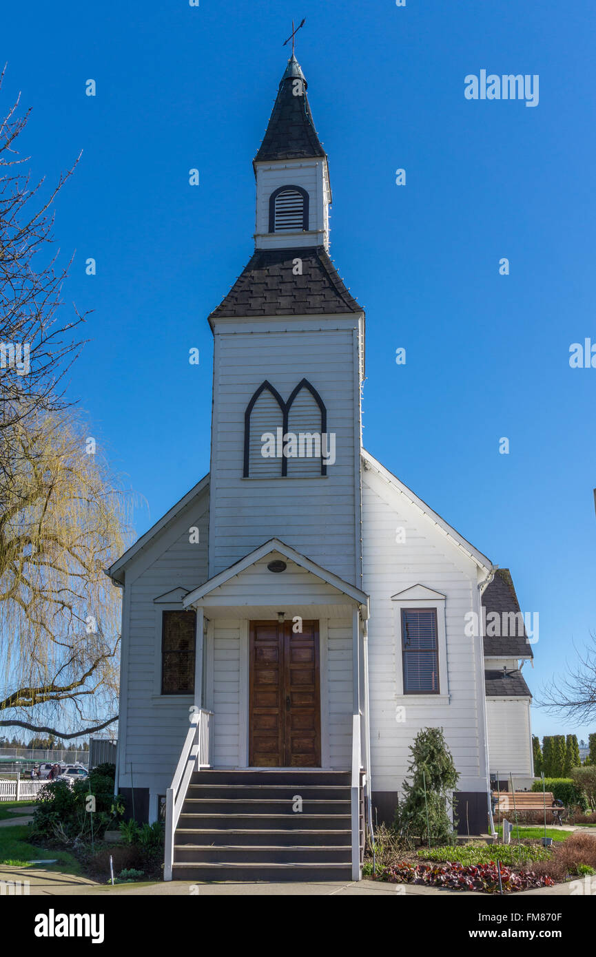 Milner chapel in Langley, British Columbia, Canada This church building