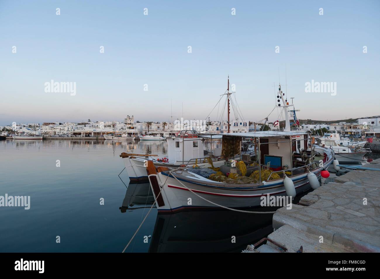 Greece, Cyclades, Paros island, Naousa Stock Photo