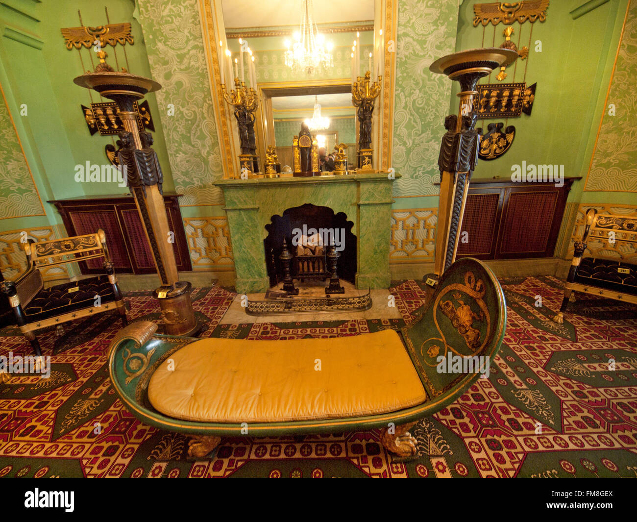 The King's Apartments in The Royal Pavilion, Brighton Stock Photo Alamy