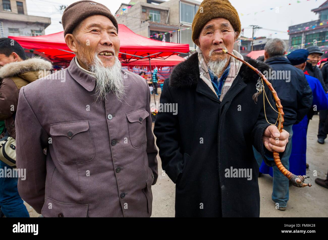 China, Guizhou, Jiu Xi village, community of the Tunpu, or ancient