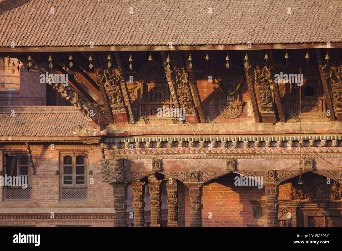 Nyatapola Temple on Taumadhi Tole, Bhaktapur, Nepal Stock Photo