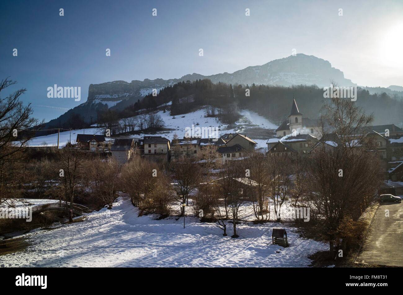 France, Savoie, Entremont le Vieux, Epernay hamlet, county town Stock Photo
