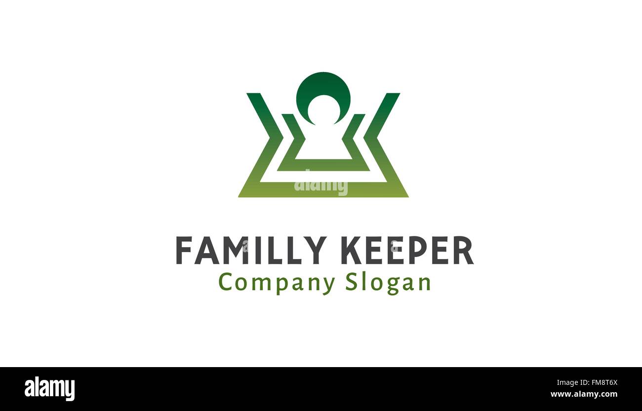 Family Keeper Design Illustration Stock Vector Image & Art Alamy