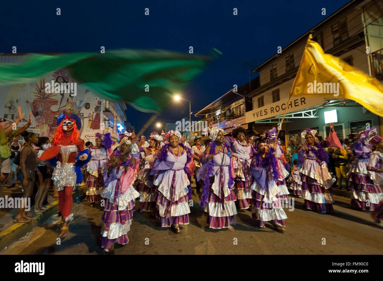 France, Guyane-française (972), Cayenne, défilé du carnaval Stock Photo -  Alamy