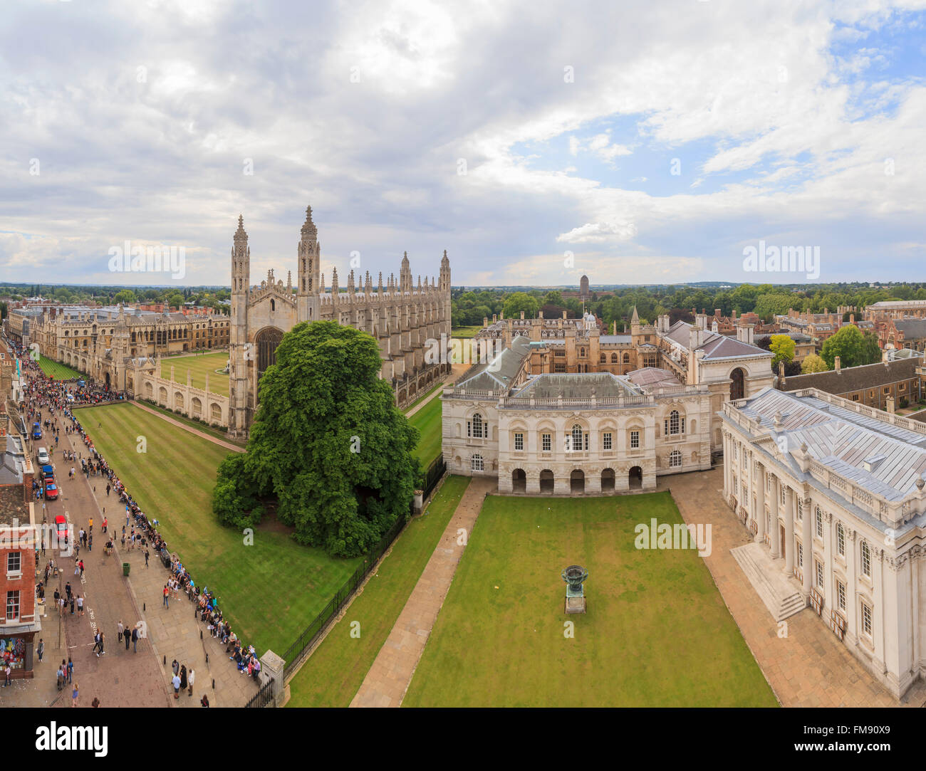 Cambridge Aerial England Stock Photos & Cambridge Aerial England Stock