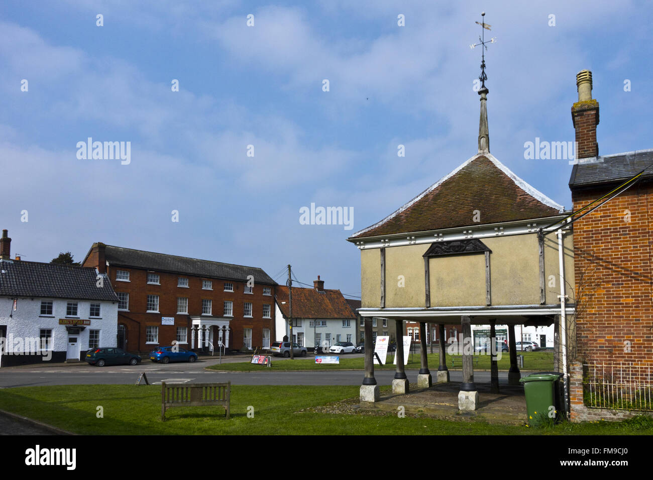 New Buckenham, Market House Stock Photo Alamy