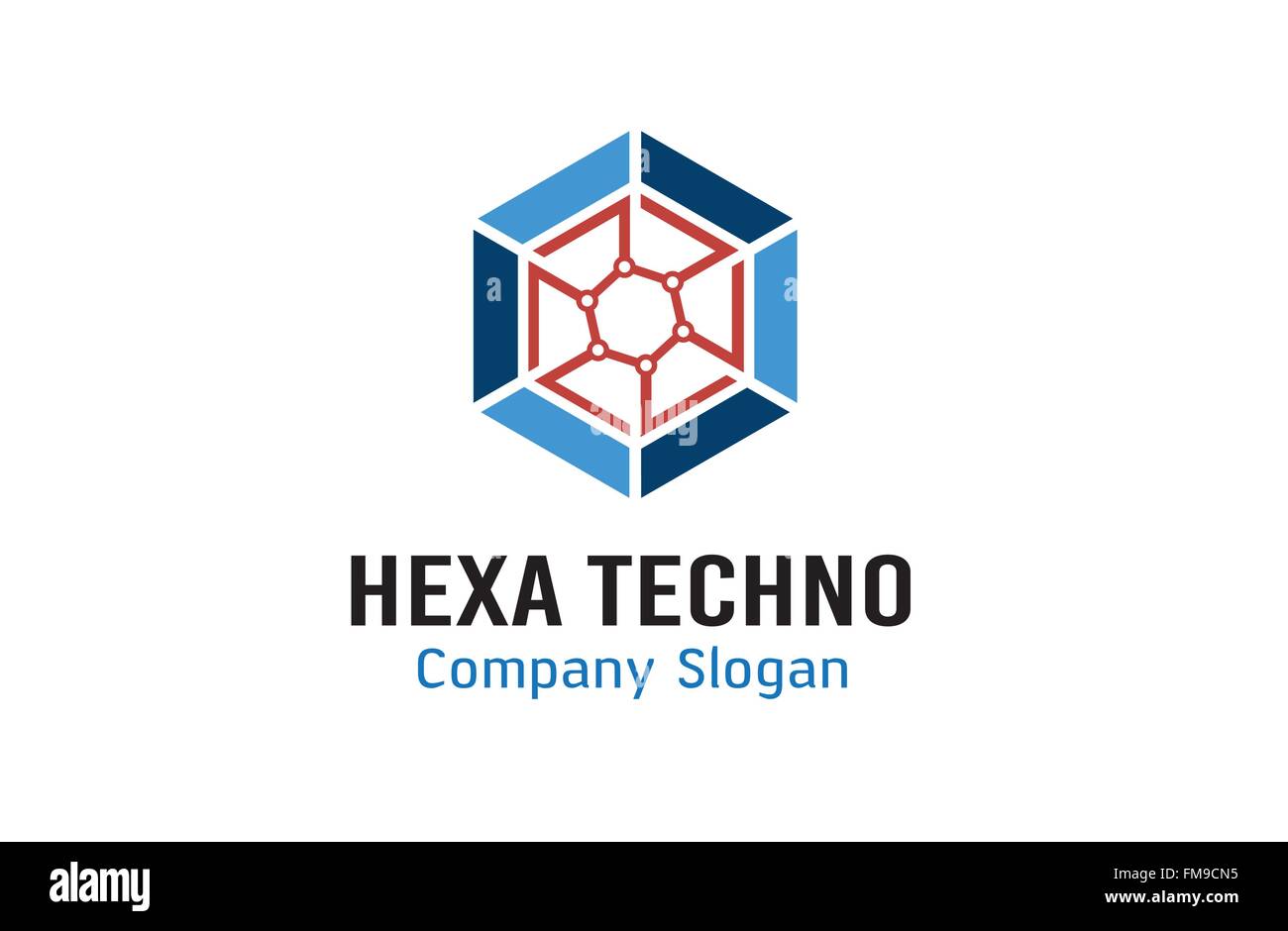 Hexagon Technology Design Illustration Stock Vector Image & Art - Alamy