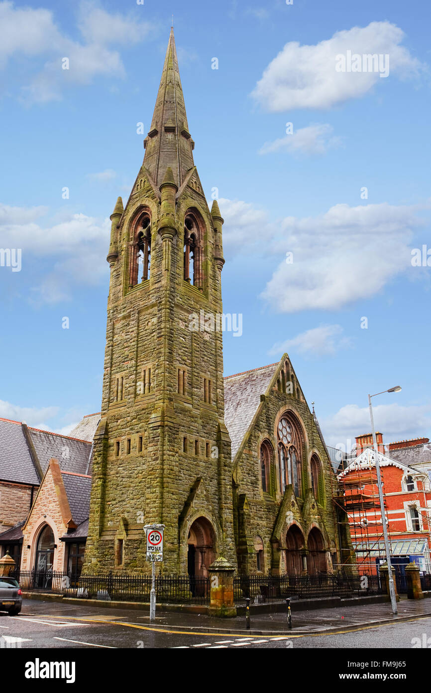 Fitzroy Church in Belfast: moravian church Stock Photo