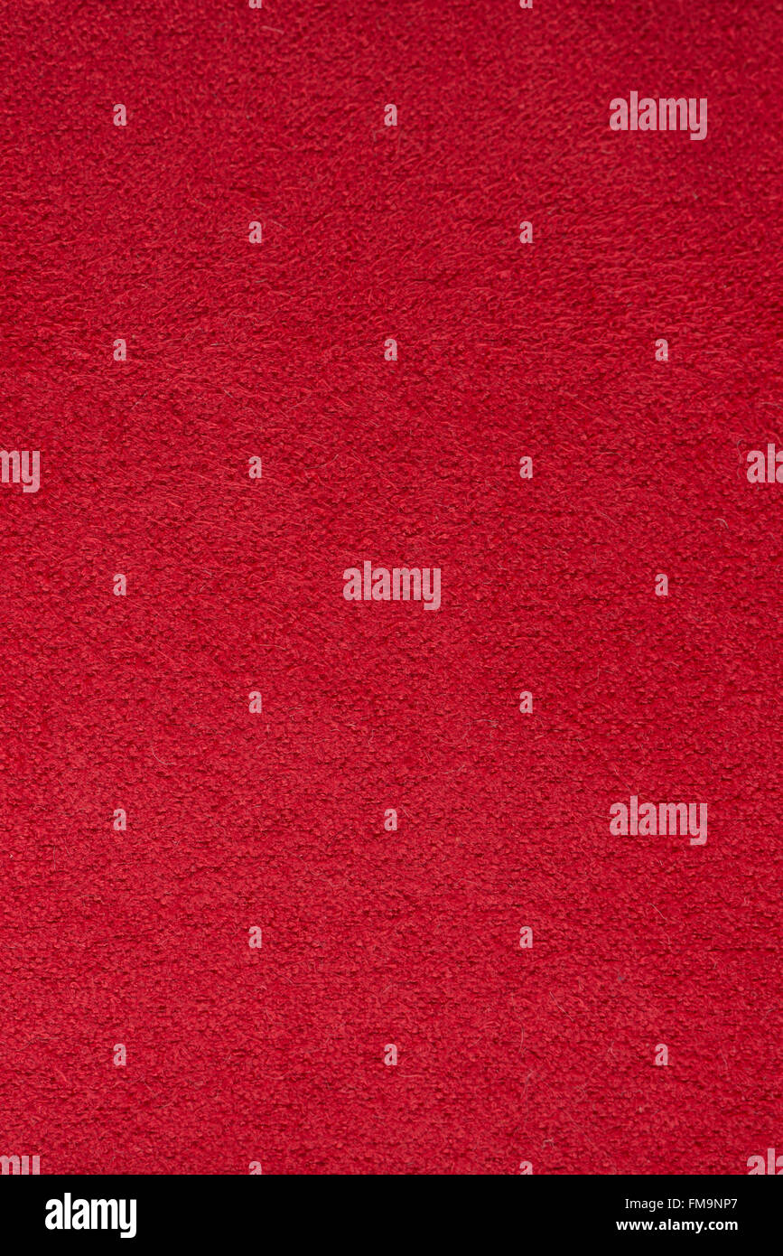 Closeup detail of red fabric texture background Stock Photo - Alamy