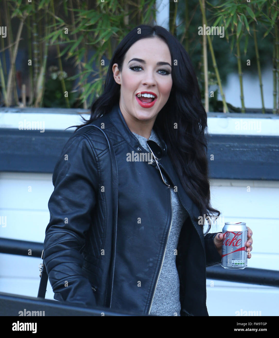 Stephanie Davis outside ITV Studios Featuring: Stephanie Davis Where