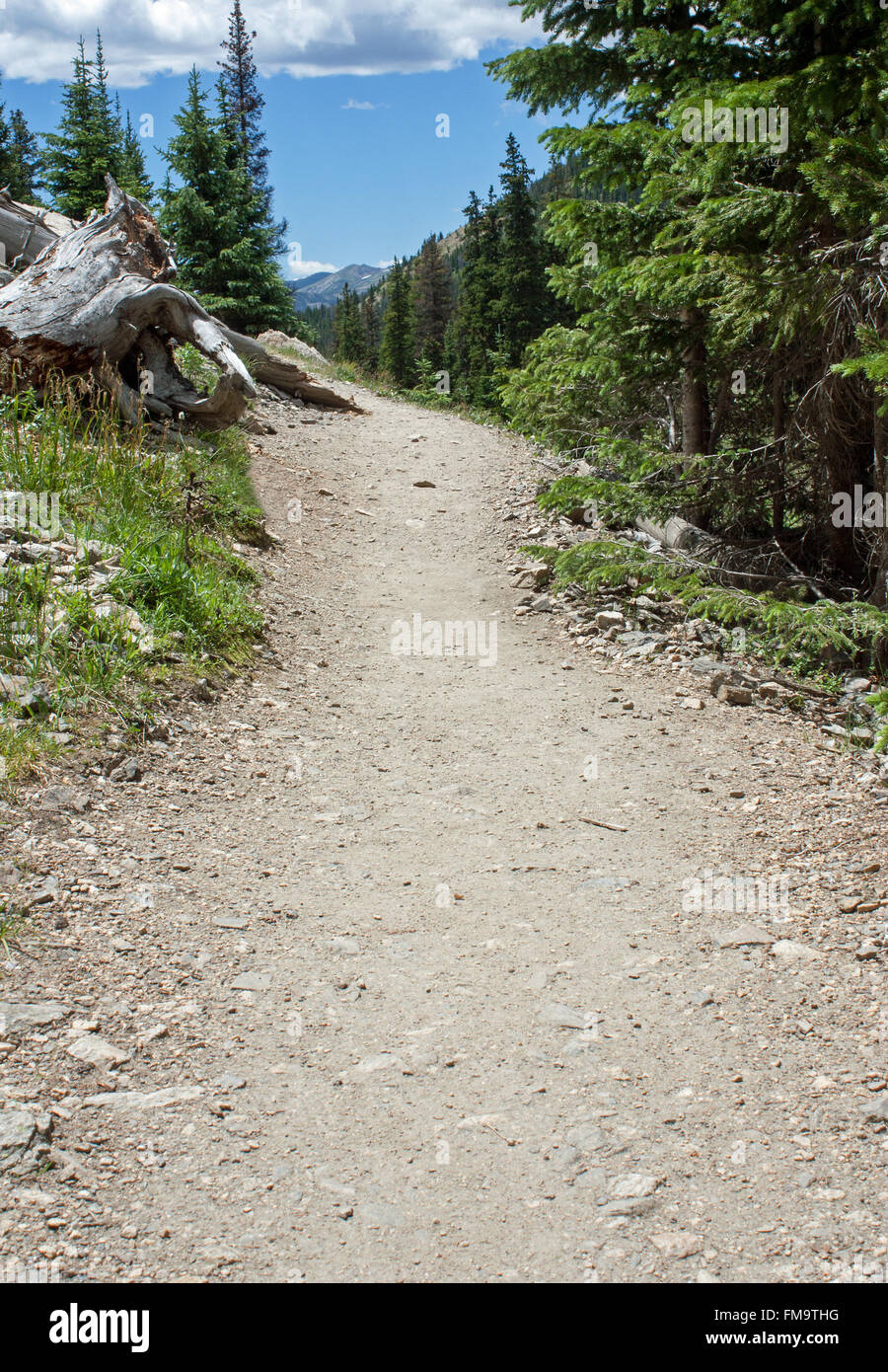 Hiking on rocky trail hi-res stock photography and images - Alamy