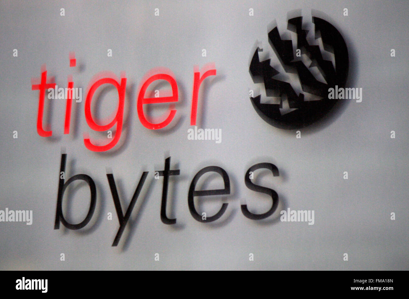 Markenname: 'Tiger Bytes', Berlin. Stock Photo