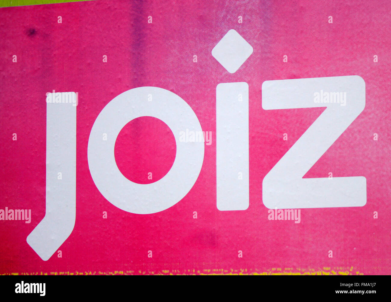 Markenname: 'Joiz', Berlin. Stock Photo