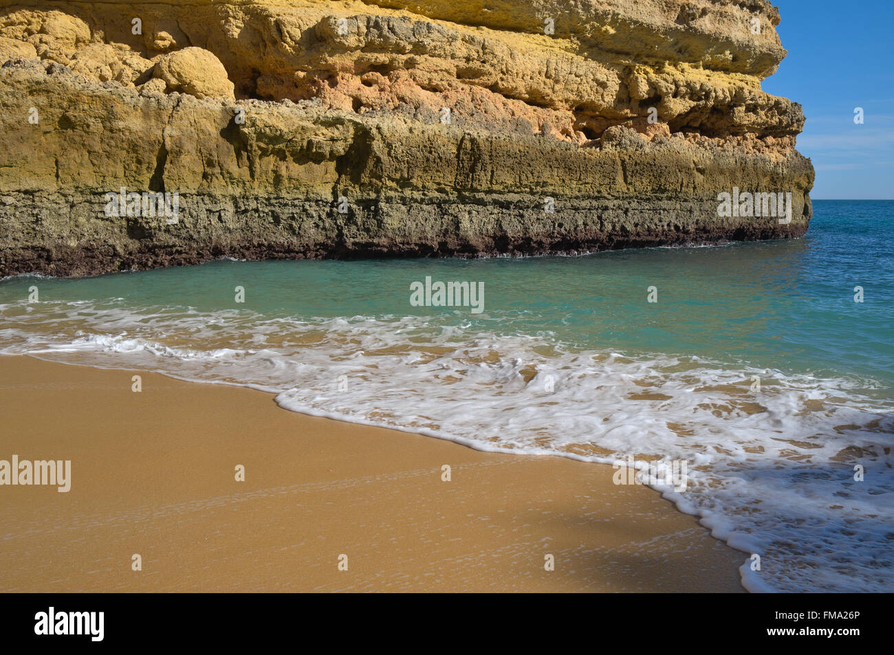 View from Fontainhas beach. Lagoa, Algarve, Portugal Stock Photo Alamy