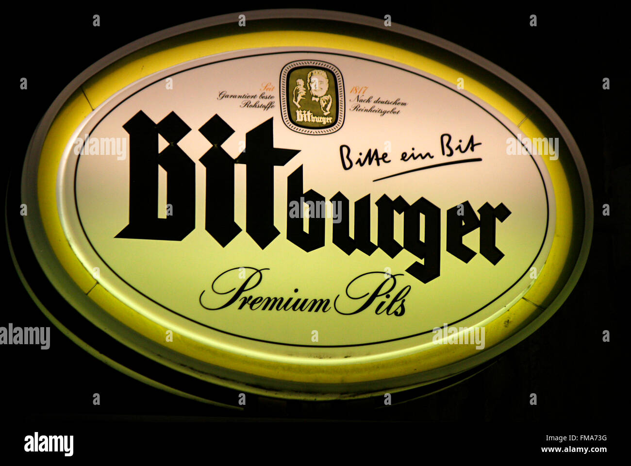 Markenname: "Bitburger", Dezember 2013, Berlin Stock Photo - Alamy