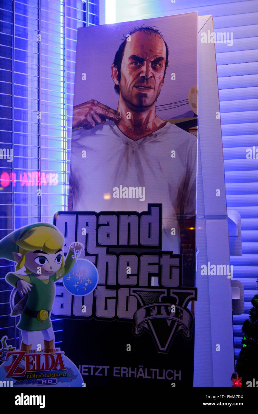 Markenname: 'Grand Theft Auto', Dezember 2013, Berlin. Stock Photo