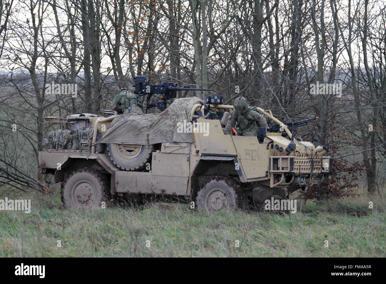 Jackal Patrol vehicle Stock Photo