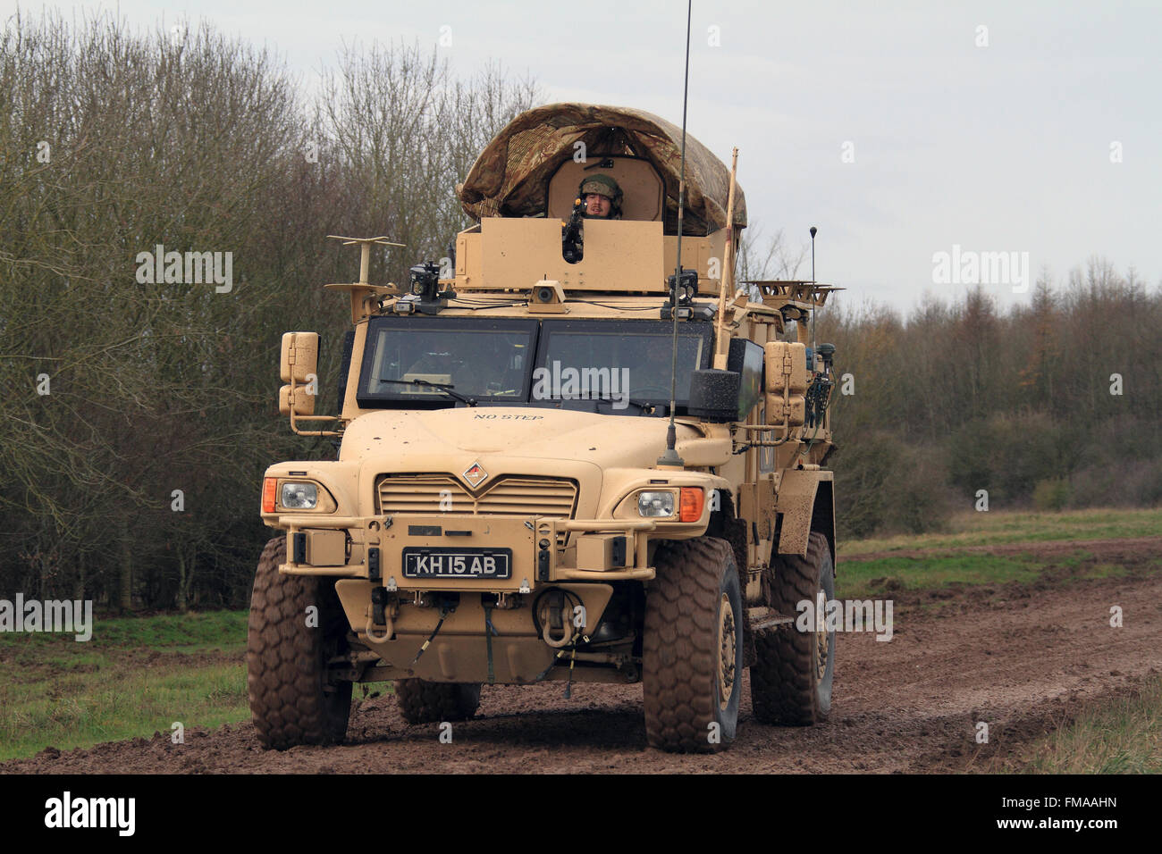 British army vehicle husky hi-res stock photography and images - Alamy