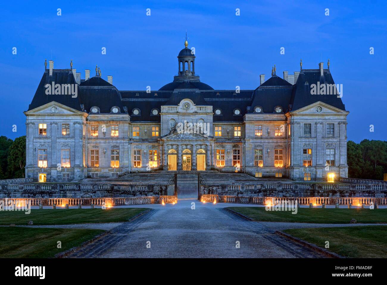 France, Seine et Marne, the castle of Vaux le Vicomte Stock Photo