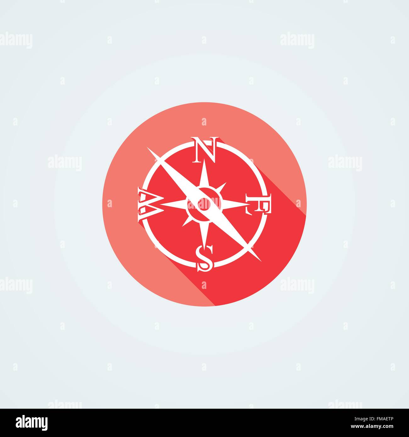 Vector compass icon Stock Vector Image & Art - Alamy