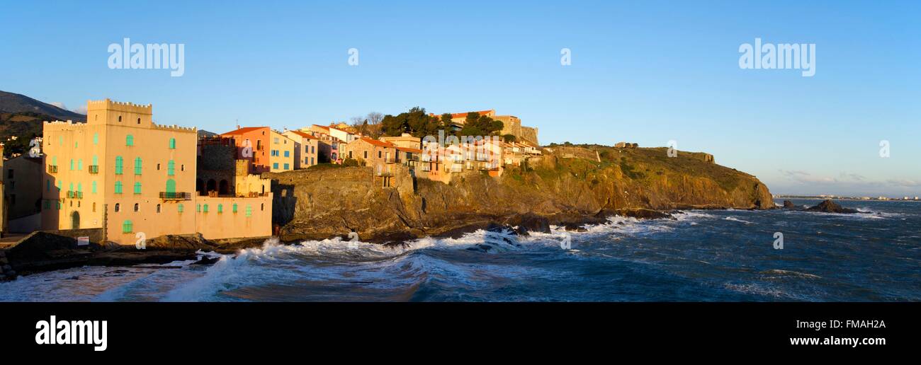 France, Pyrenees Orientales, Collioure, Moure district Stock Photo