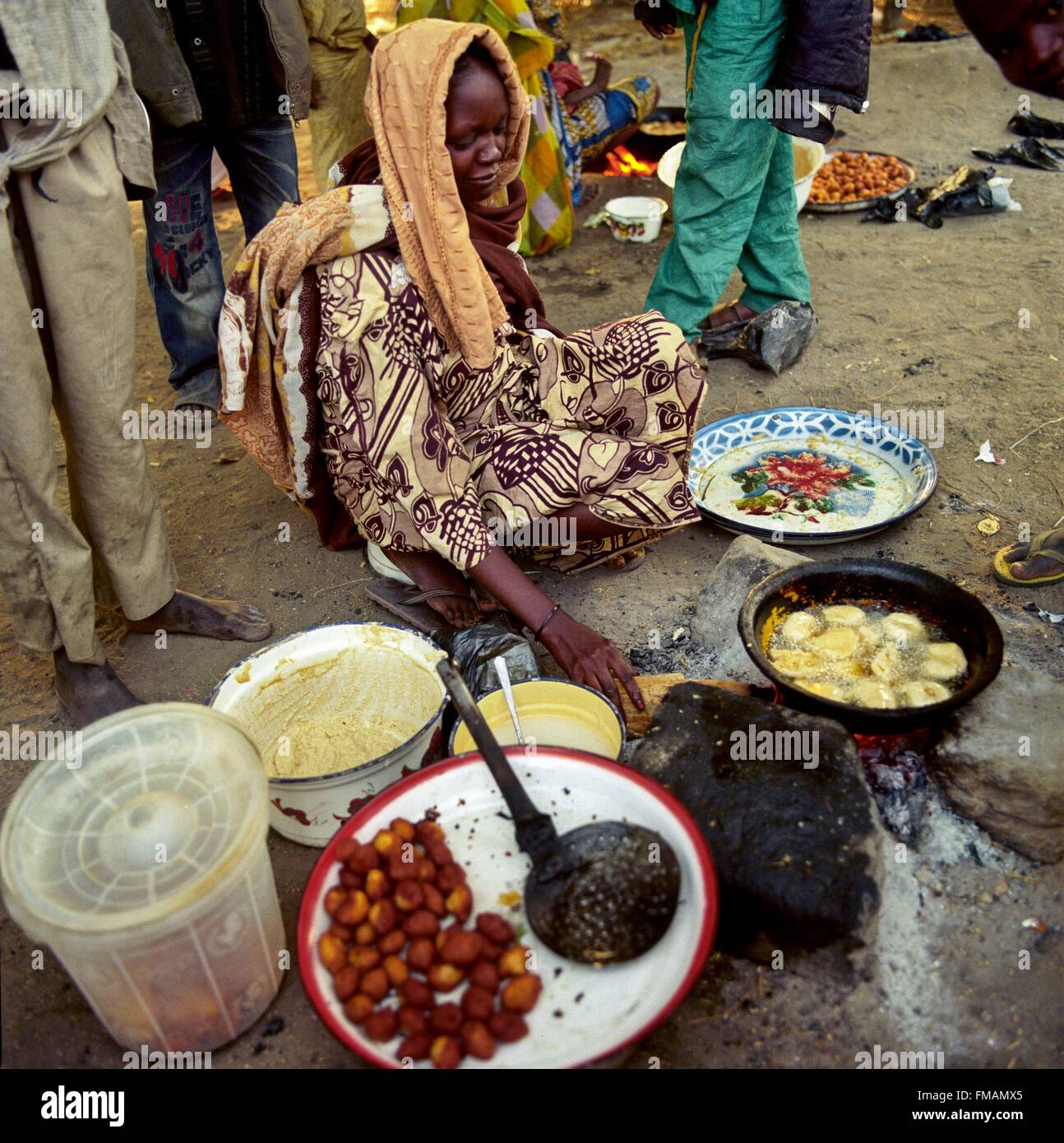 Cameroon, Far North, Aissa Harde, the market Stock Photo