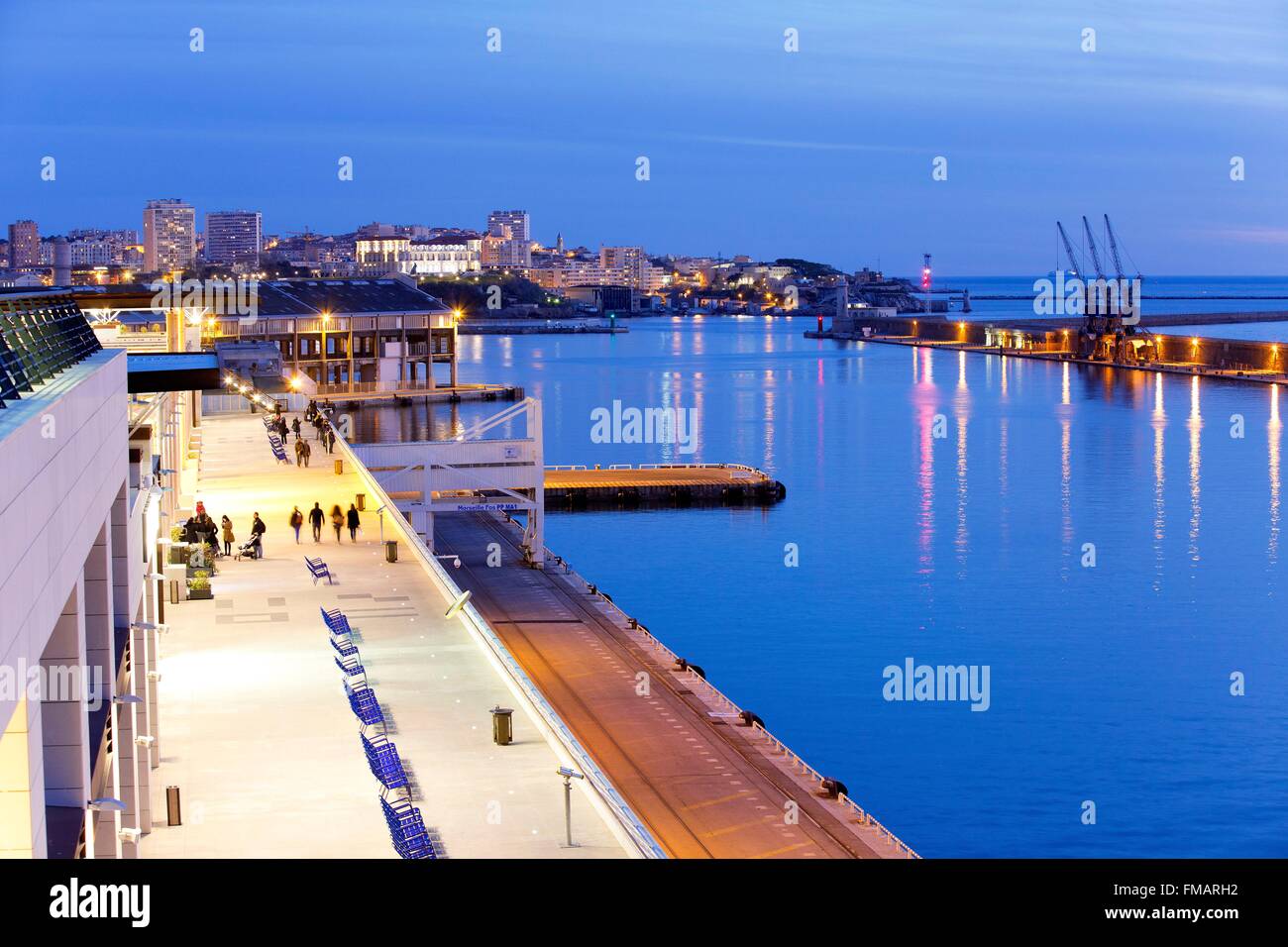 France, Bouches du Rhone, Marseille, Euromediterranee area, La Joliette ...