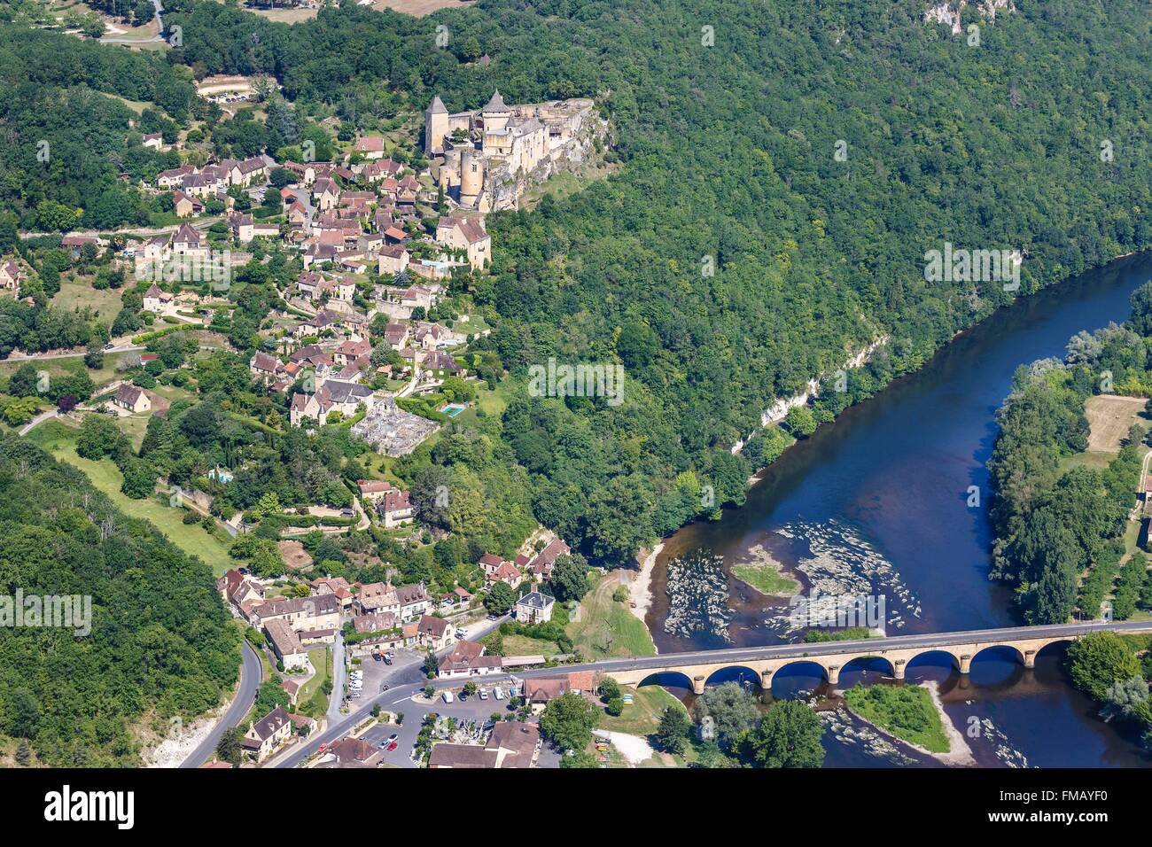 France, Dordogne, Castelnaud la Chapelle, labelled Les Plus Beaux
