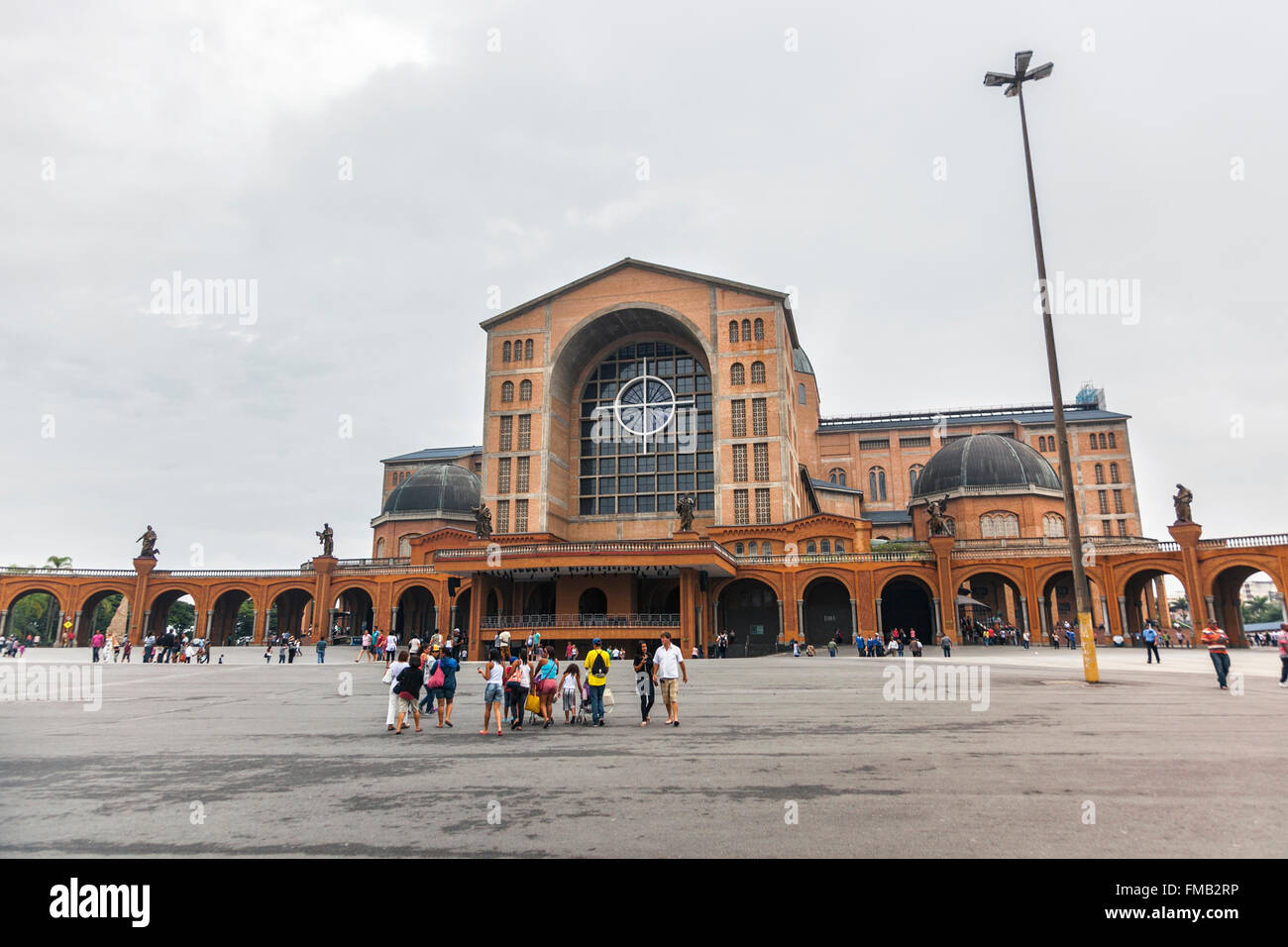 Basilica of the National Shrine of Our Lady of Aparecida in Aparecida, Brazil Stock Photo