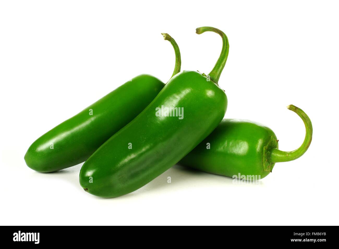 Group of jalapeno peppers isolated on a white background Stock Photo Alamy