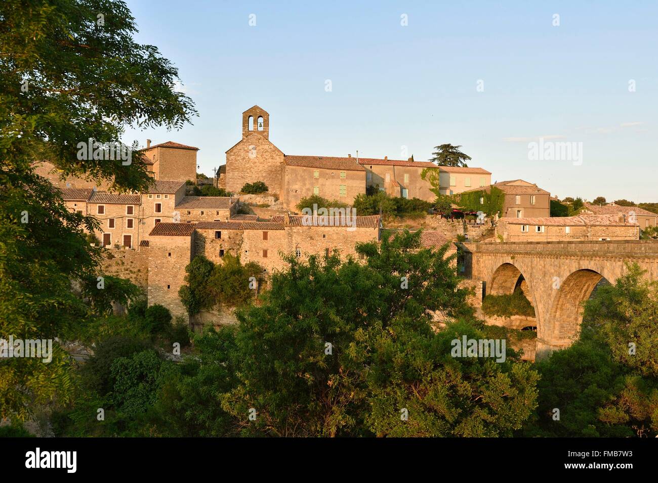 France, Herault, Pays Cathare, Minerve, labelled Les Plus Beaux