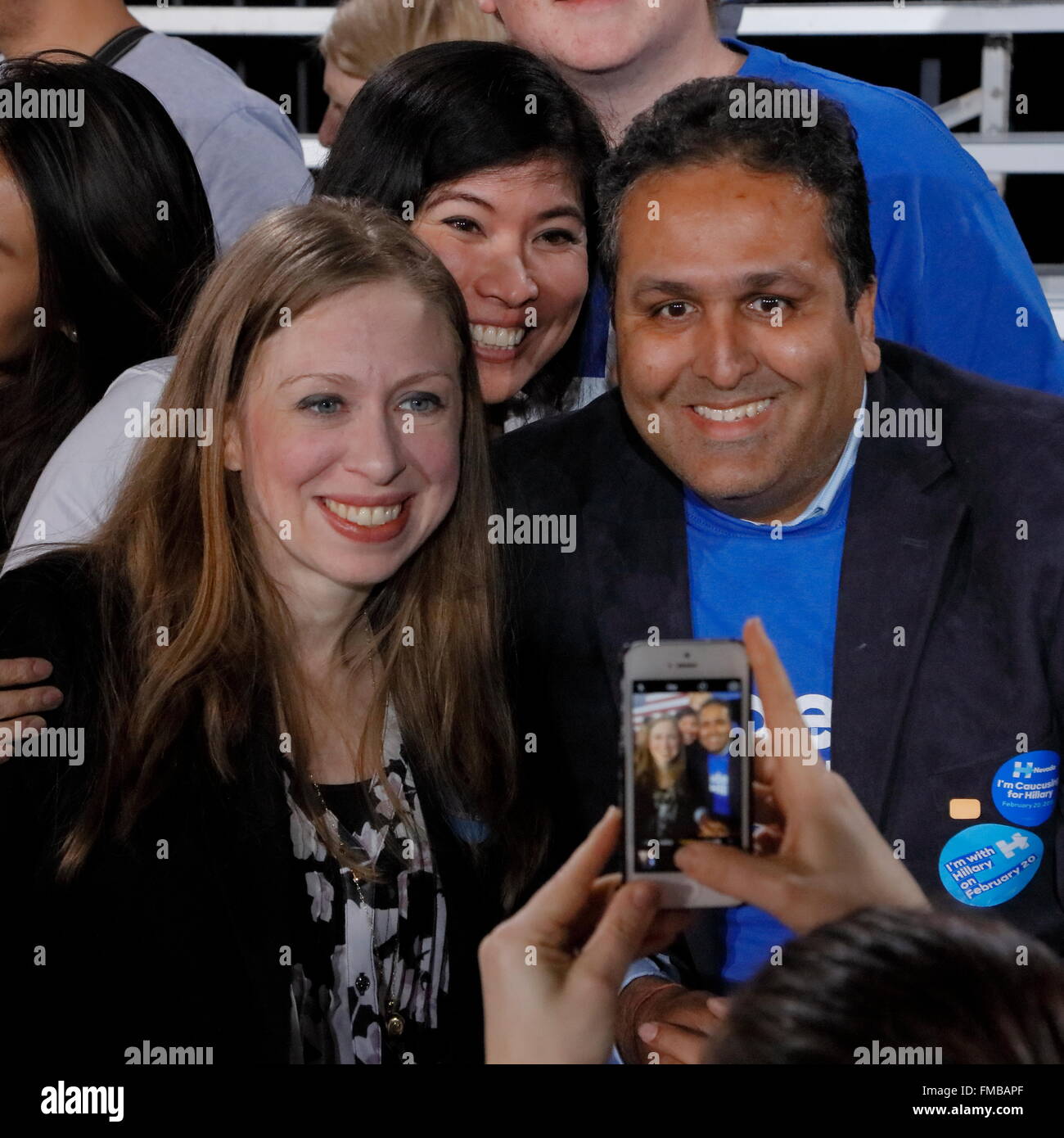 Democratic Presidential Candidate Hillary Clinton Campaigns In Las ...