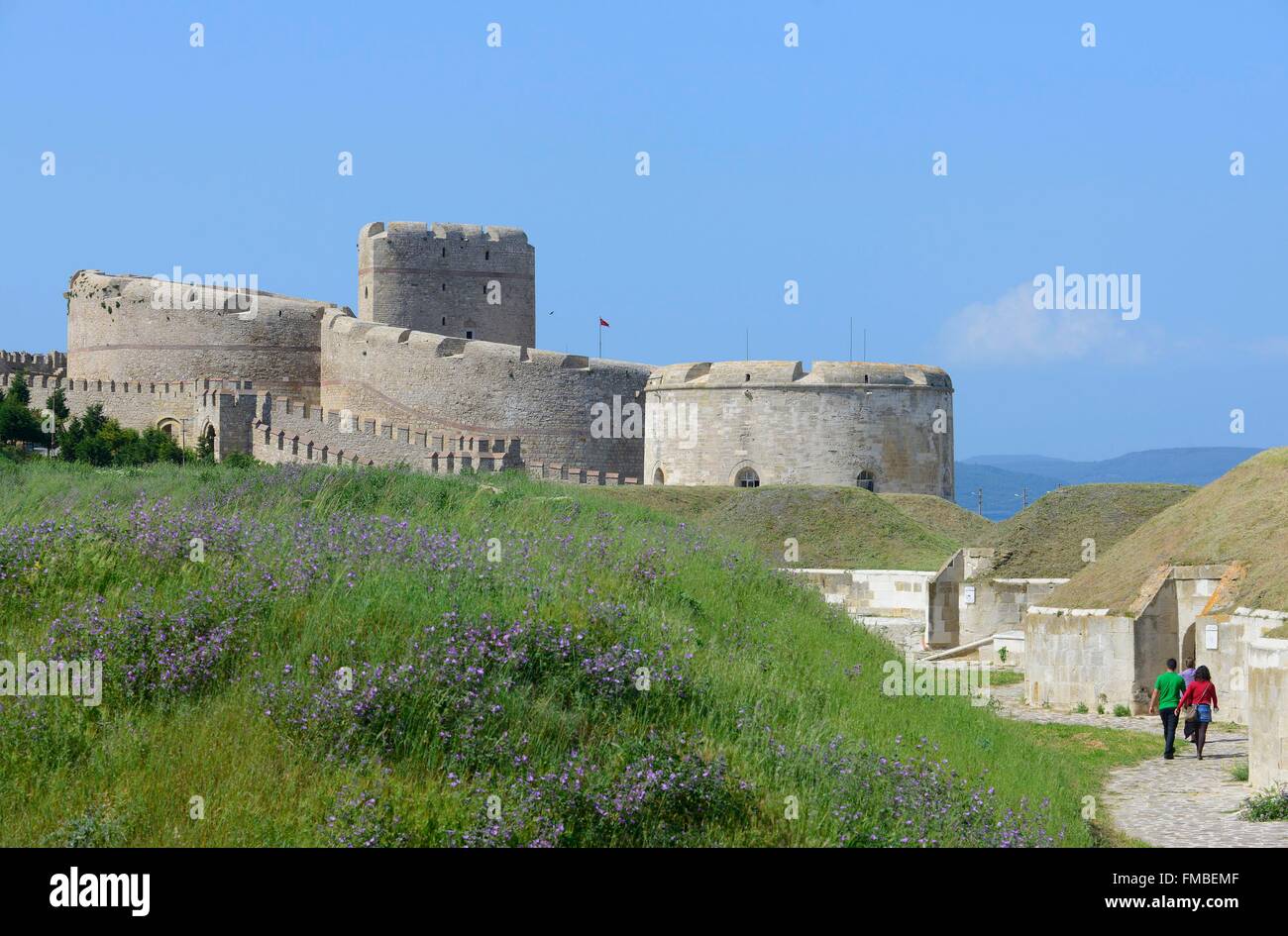 Turkey, Marmara region, the Dardanelles, peninsula of Gallipoli, kilitbahir fort Stock Photo