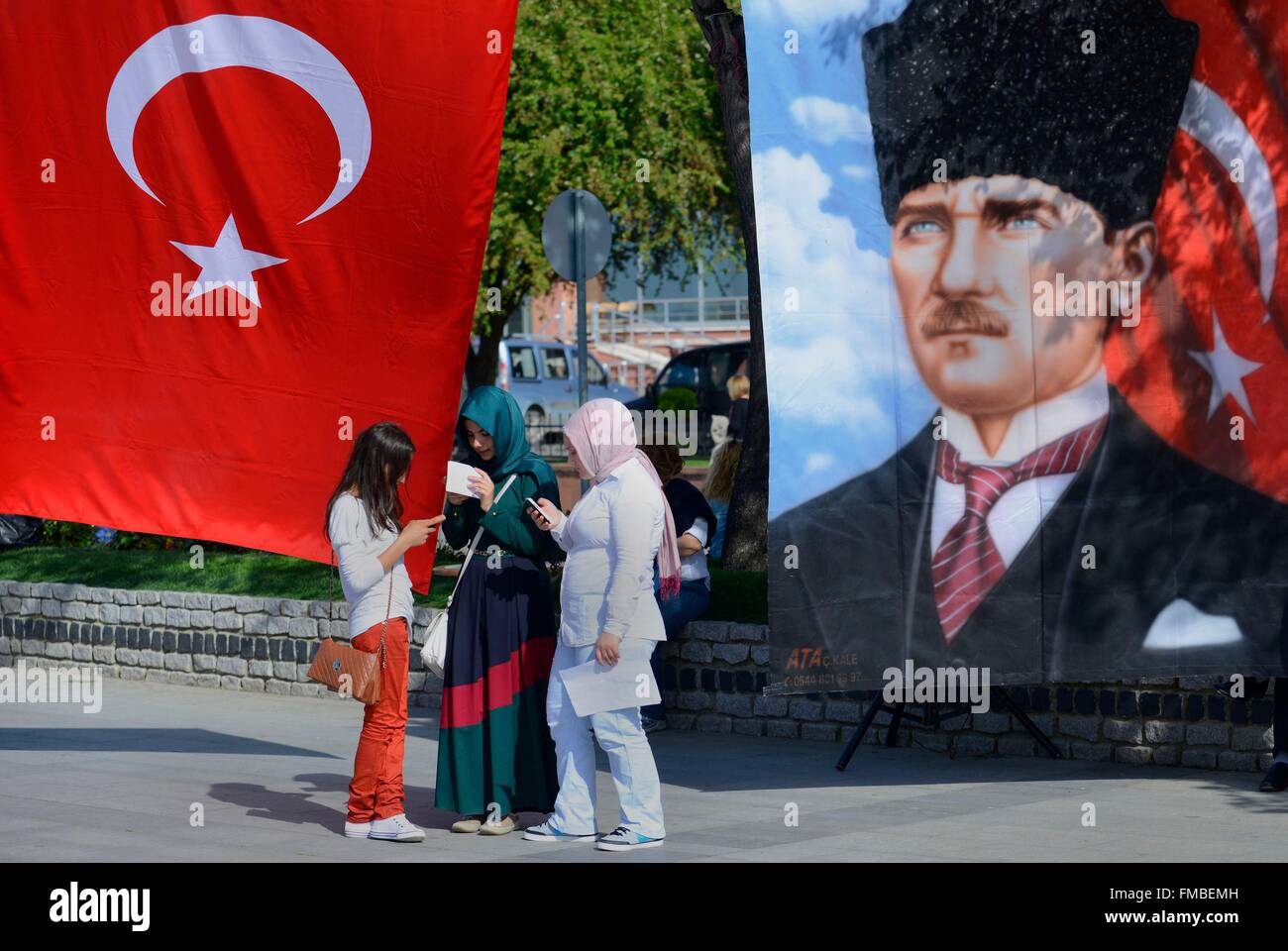 Turkey, Marmara region, the Dardanelles, Canakkale Stock Photo