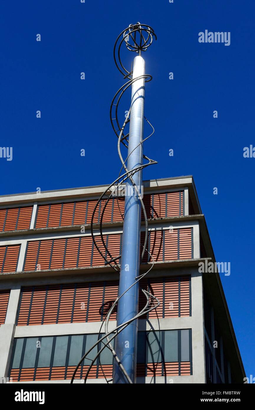 France, Seine-Saint-Denis (93), Montreuil, Artborial building Stock Photo