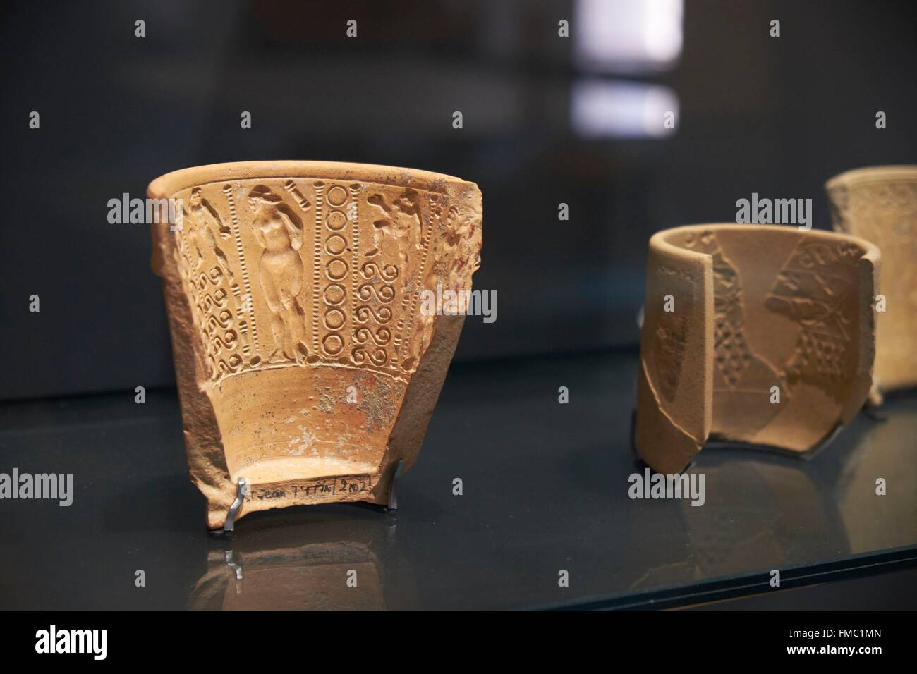 France, Puy de Dome, Lezoux, Ceramics Museum, Gallic pottery Stock Photo