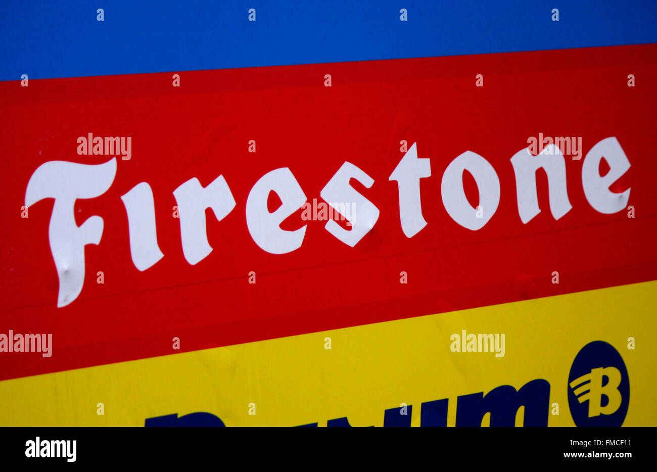 Markenname: 'Firestone', Berlin. Stock Photo