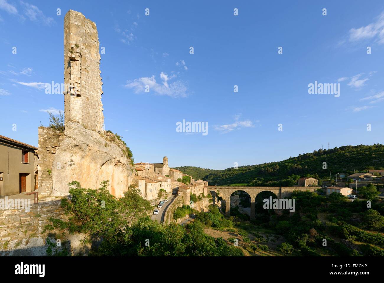 France, Herault, Pays Cathare, Minerve, labelled Les Plus Beaux