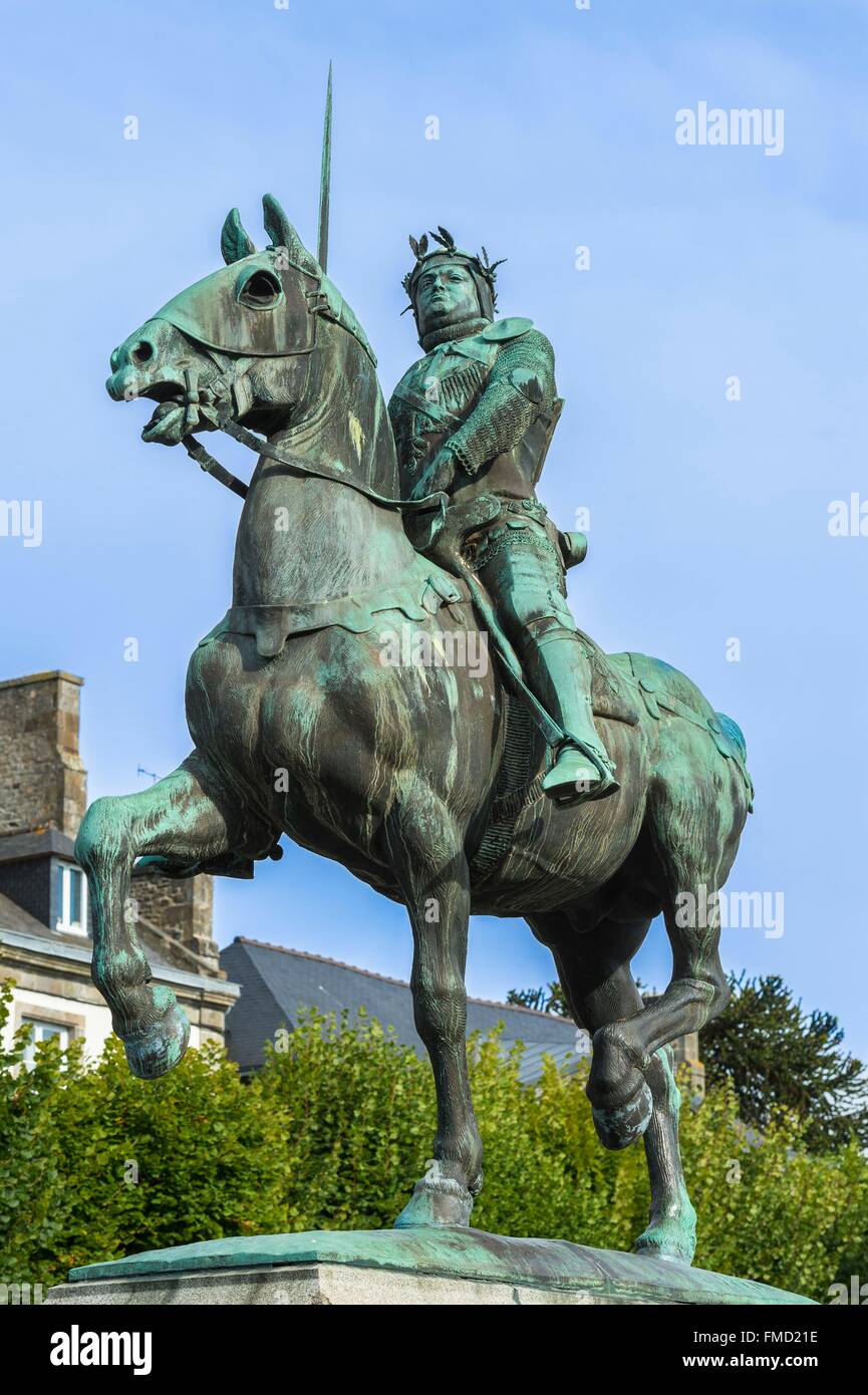Statue of bertrand du guesclin hires stock photography and images Alamy