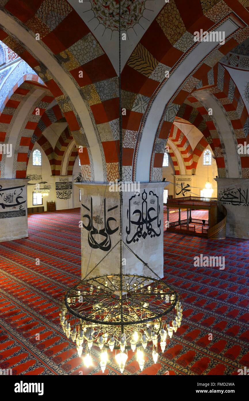 Turkey, Marmara region, Thrace, Edirne, the old mosque of Edirne Stock Photo